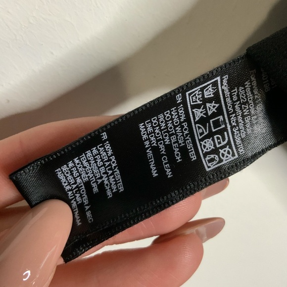 Black sheer button down blouse - Picture 6 of 6